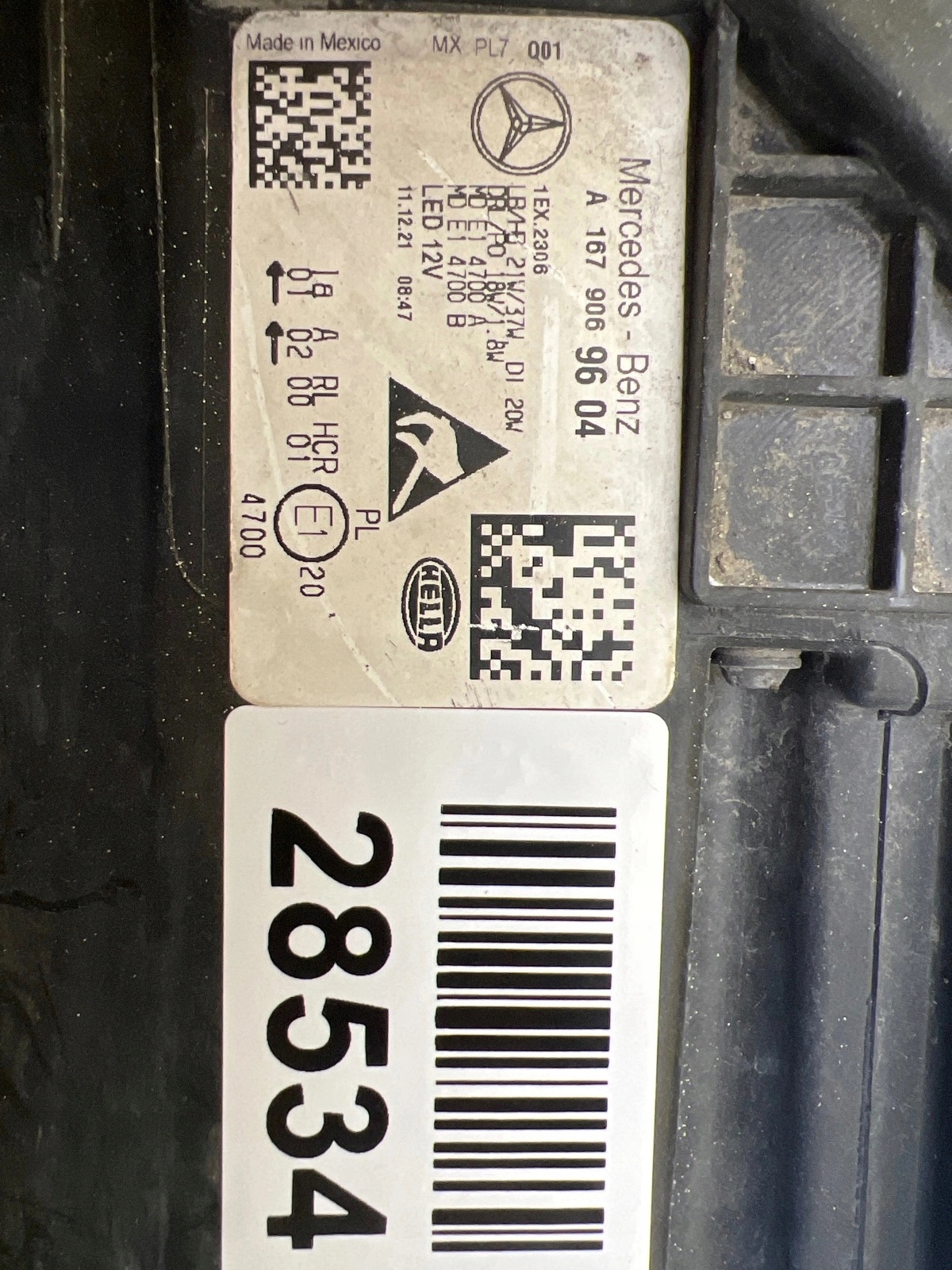 light right Mercedes GLE W167 Full Led Performance A1679069604