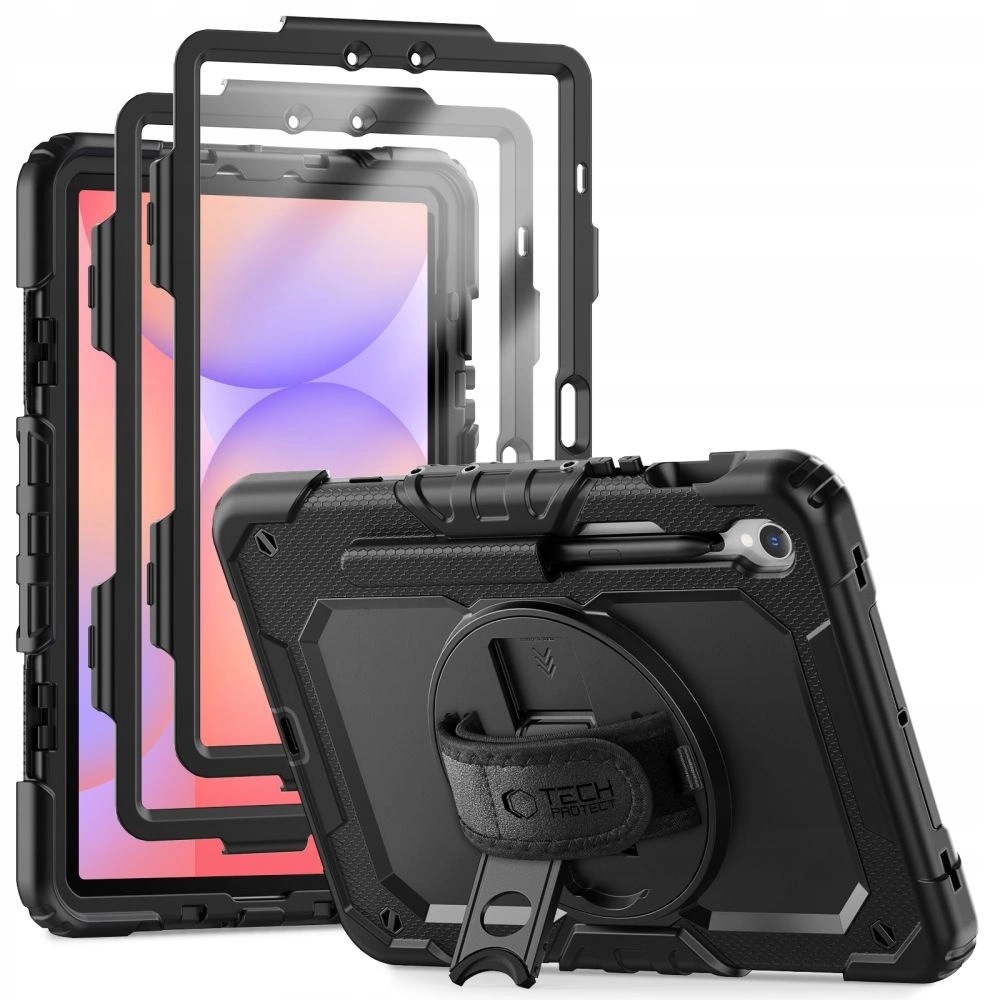 Pouzdro Tech-Protect Solid360 pro Galaxy Tab S9 Fe 10.9", černé