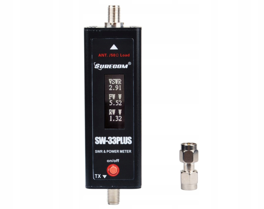 Surecom SW-33 Plus cyfrowy reflektometr 125-525 MHz Polska Instrukcja