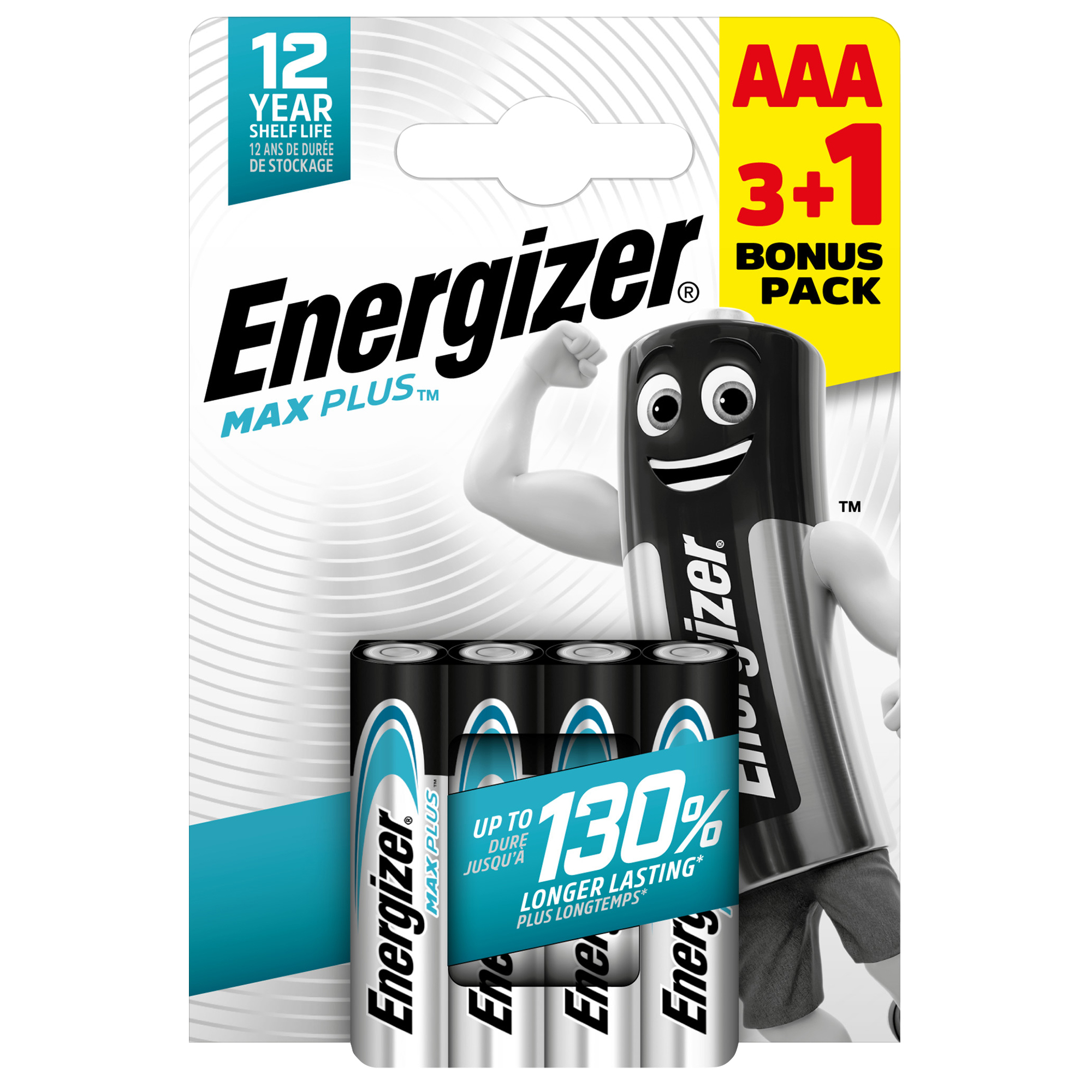 39-014 Energizer Bateria Max Plus Aaa LR03 Blister 4 sztuki