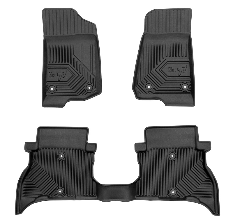Gumové Koberce Jeep Wrangler 4xe od roku 2021-KORYTKA 77