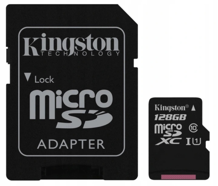 Kingston Karta Pamięci 128GB Micro Sd Class 10