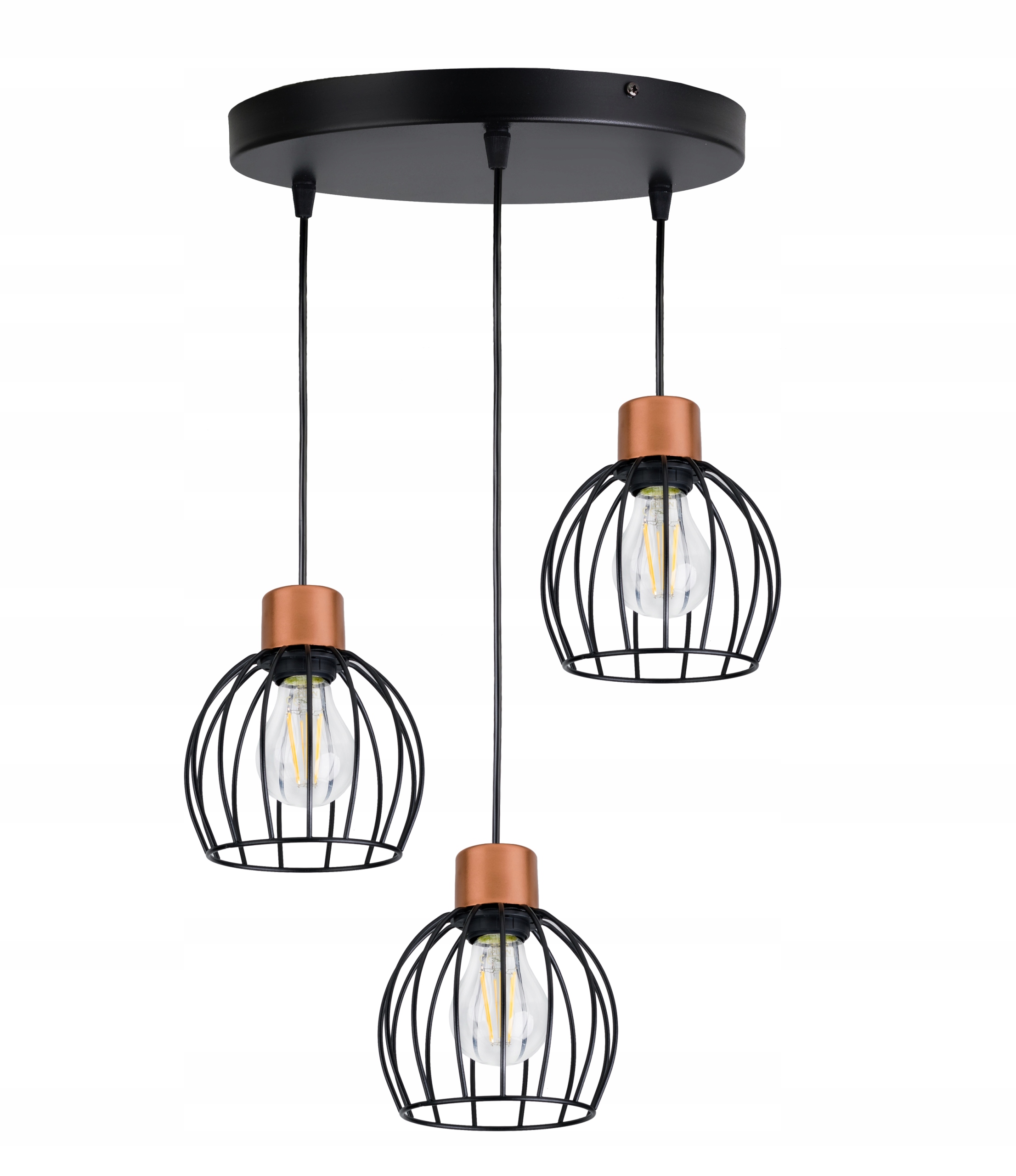 Závěsná Lampa Zwis stropní lustr loft drát Kula 3