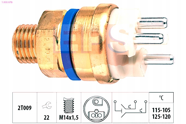WŁĄCZNIK WENTYLATORA CHŁODNICY DB EPS Producent części EPS