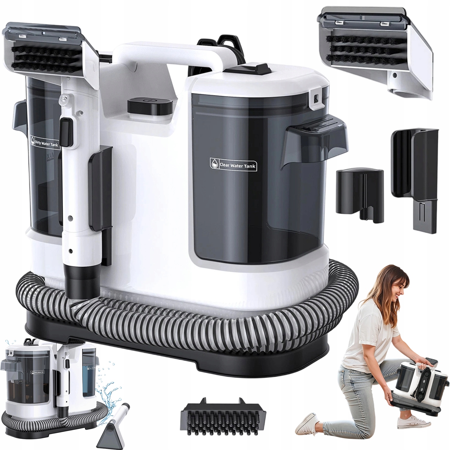 Vysavač Na Automobilové Čalounění Koberců S Výkonnou Prací Sadou 450 W