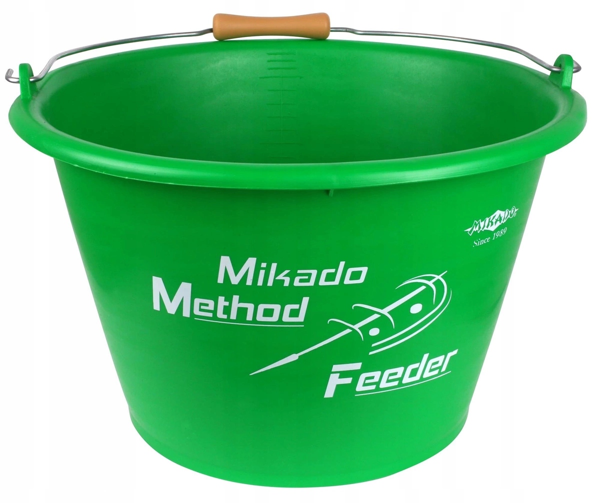 Wiadro Mikado Method Feeder 17L (zielone)