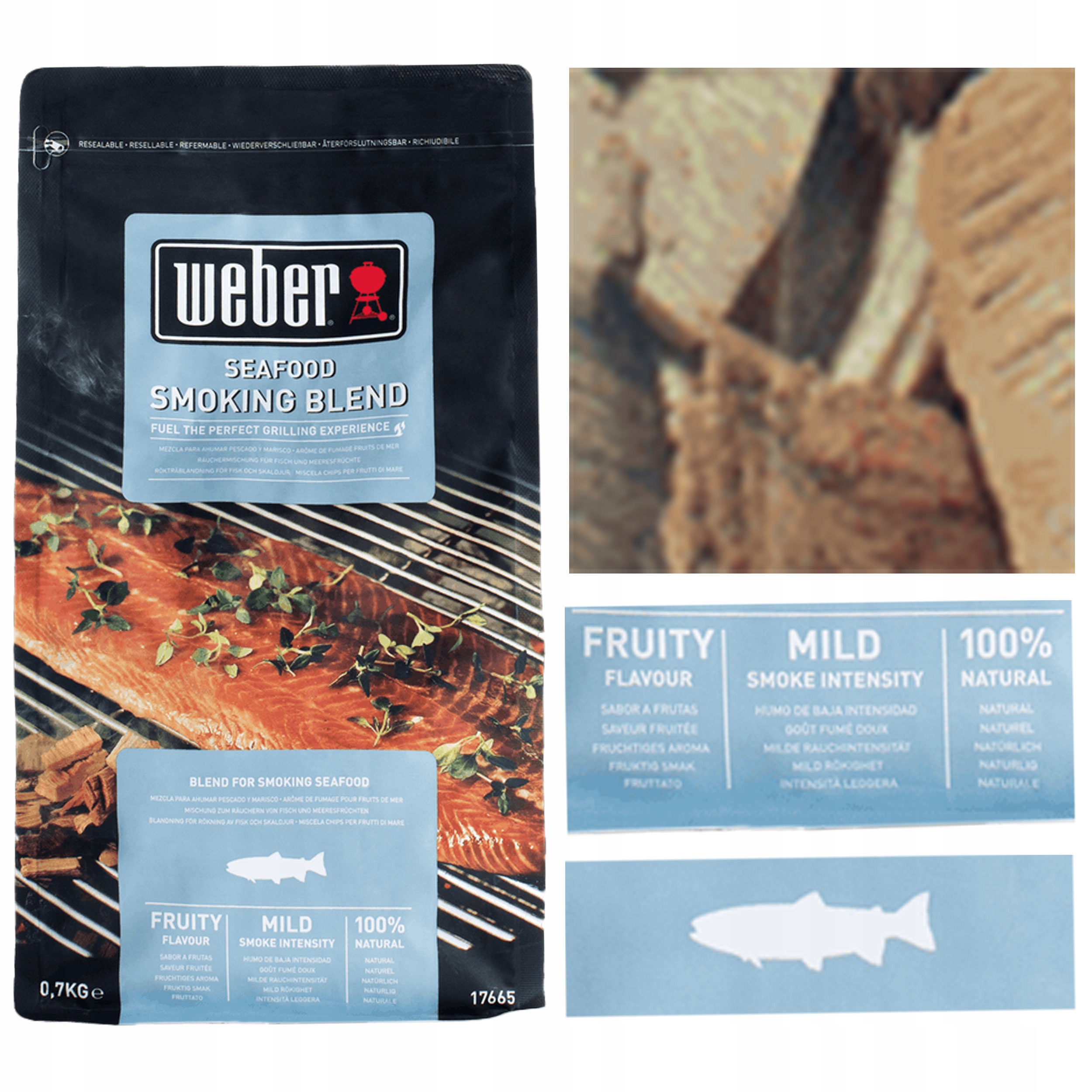 

Weber Drewienka Do Wędzenia Owoce Morza 700 G