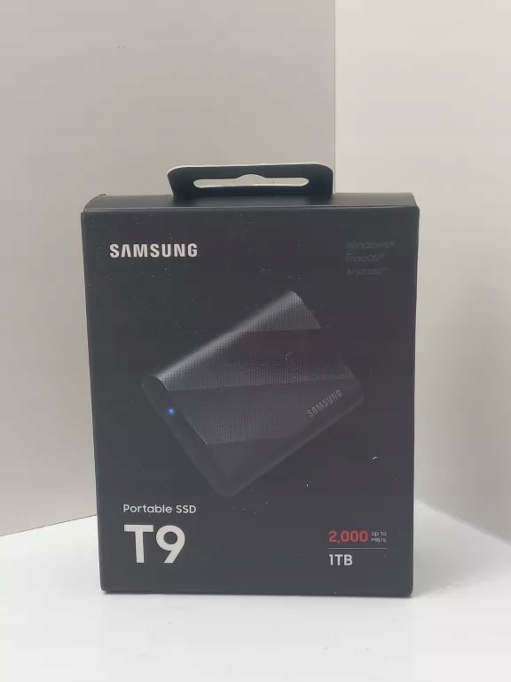 Dysk Ssd Samsung T9 1TB Usb 3.2 Czarny (MU-PG1T0B/EU)