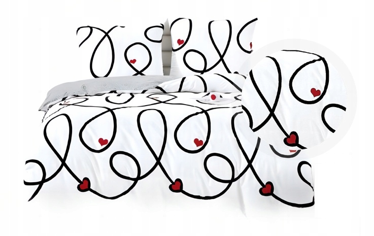 Pościel Bawełniana Elway 200x220 cm 3 Części 100% Bawełna