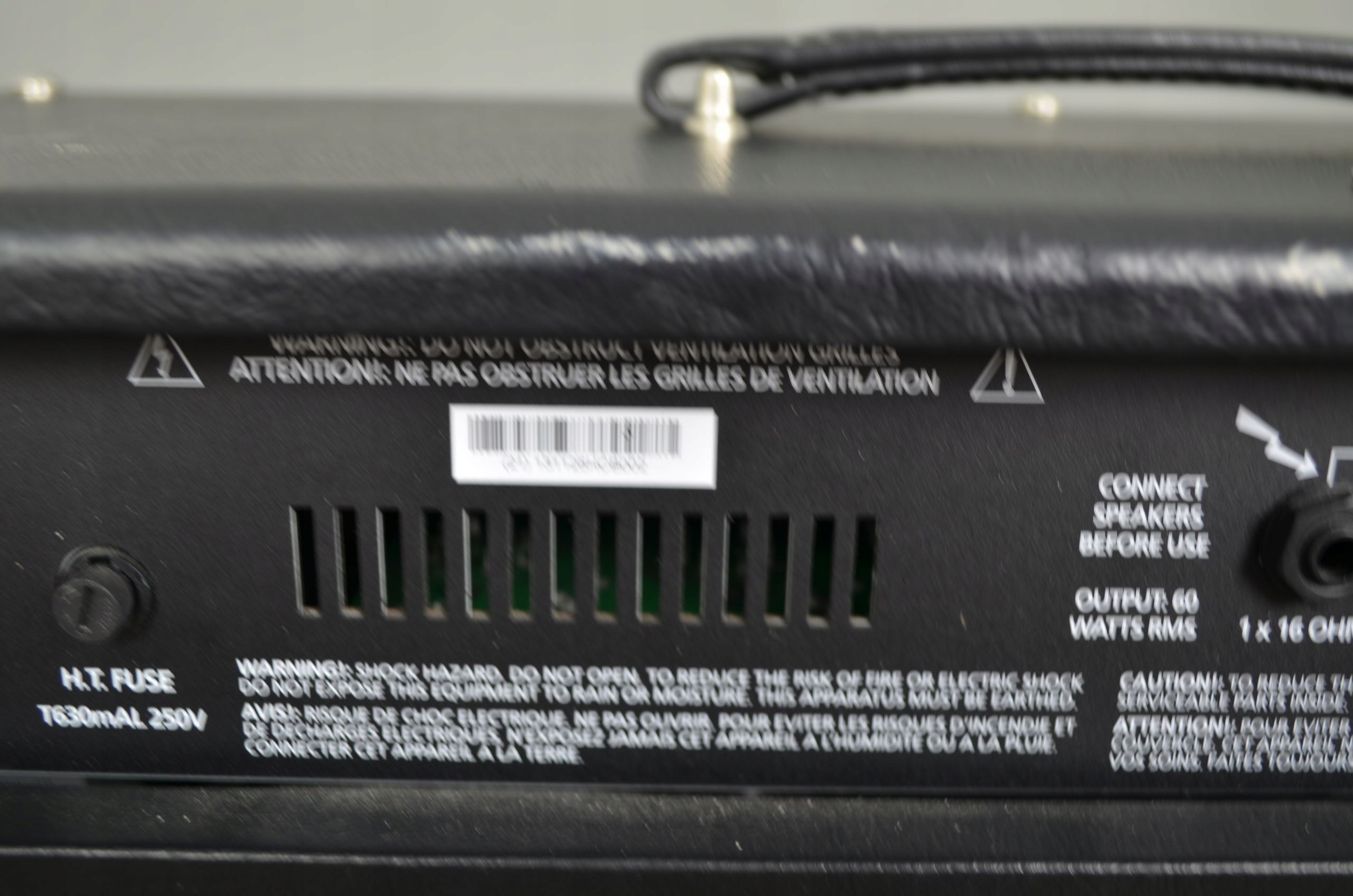 Blackstar HT Metal 60 Wzmacniacz Gitarowy Waga produktu z opakowaniem jednostkowym 33 kg