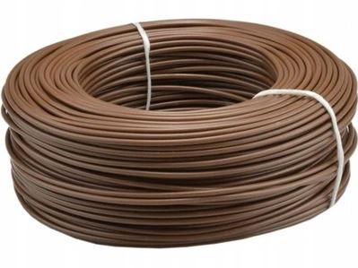 Kabel 1x10 mm2 Przewód Dy 1x10 Drut 10 mm2 Brązowy Krążek 100m