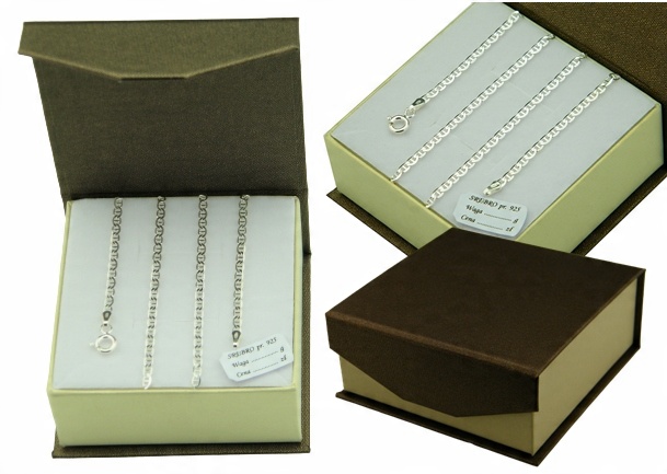 

Srebrny Łańcuszek Gucci szer. 2,8 mm 45 cm /-50%
