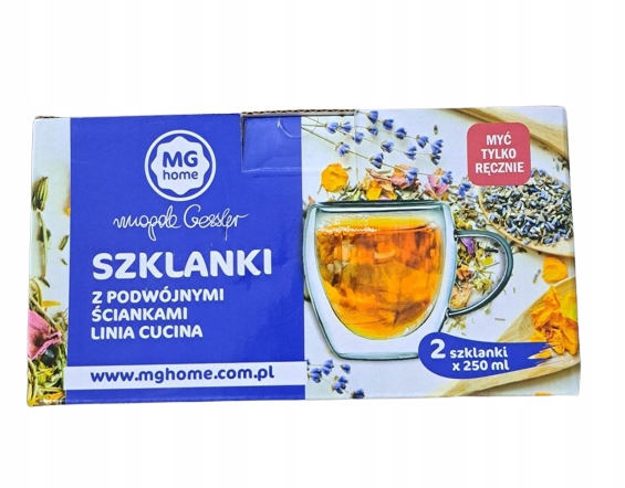 

Szklanki do napojów Mg Home 250 ml 2 szt. Cucina