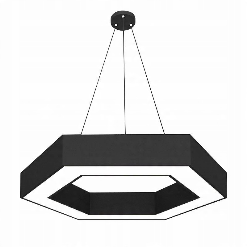 

Lampa Led wisząca liniowa Loft heksagon 72W CCD