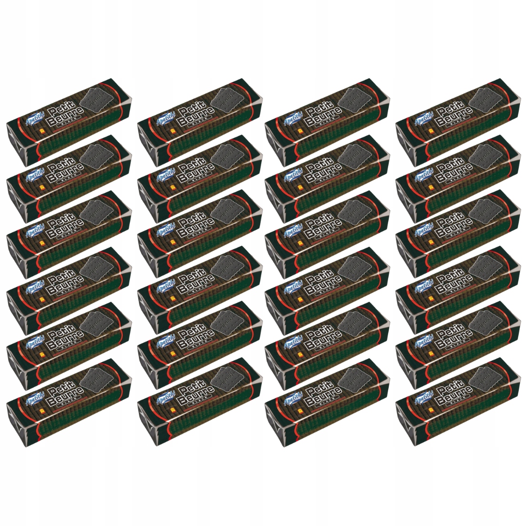 Levně Apetitki Sušenky sušenky Petit Beurre black 200 g x 24 kusů