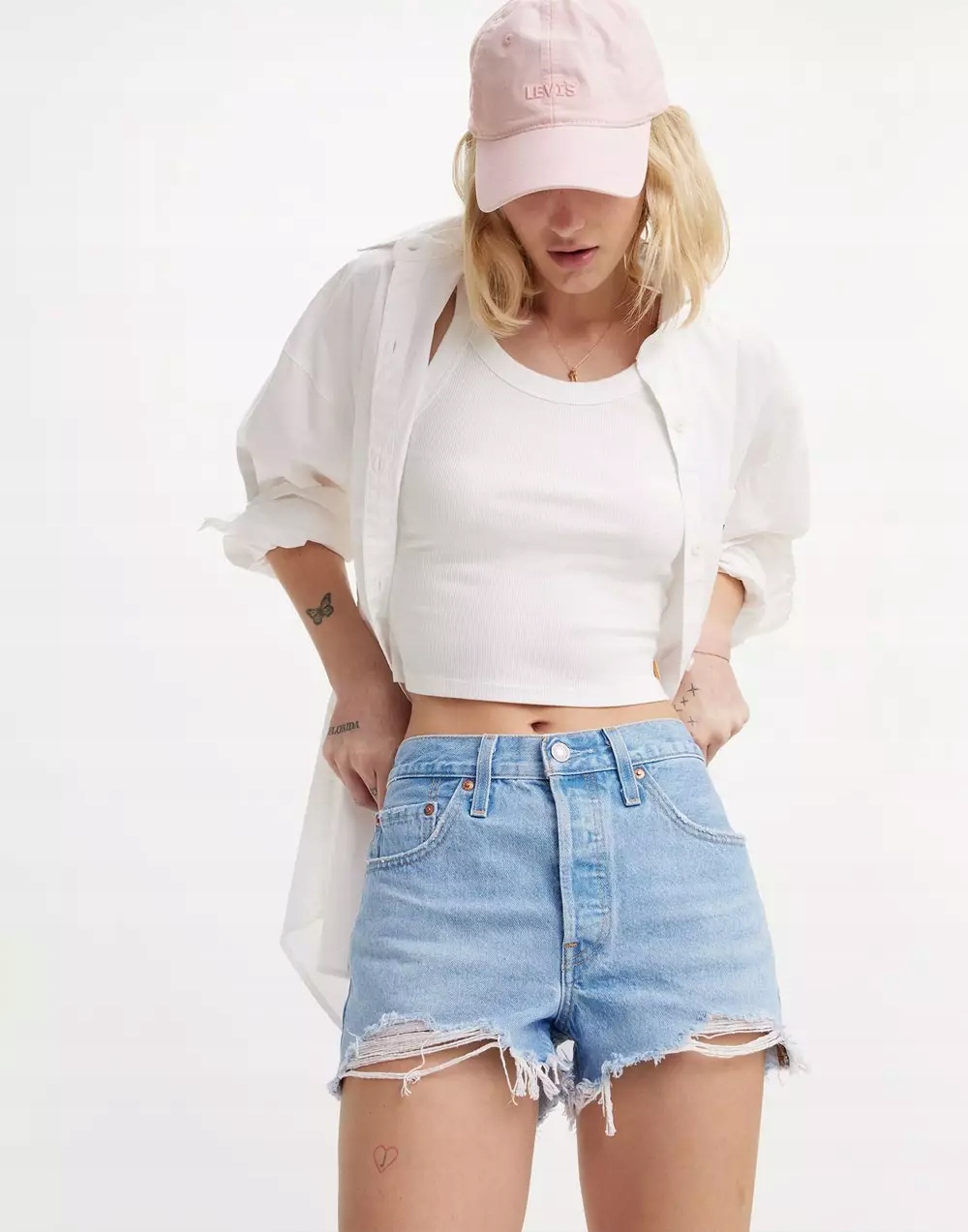 Levi's kraťasy do půlky stehen, bavlna, velikost 28