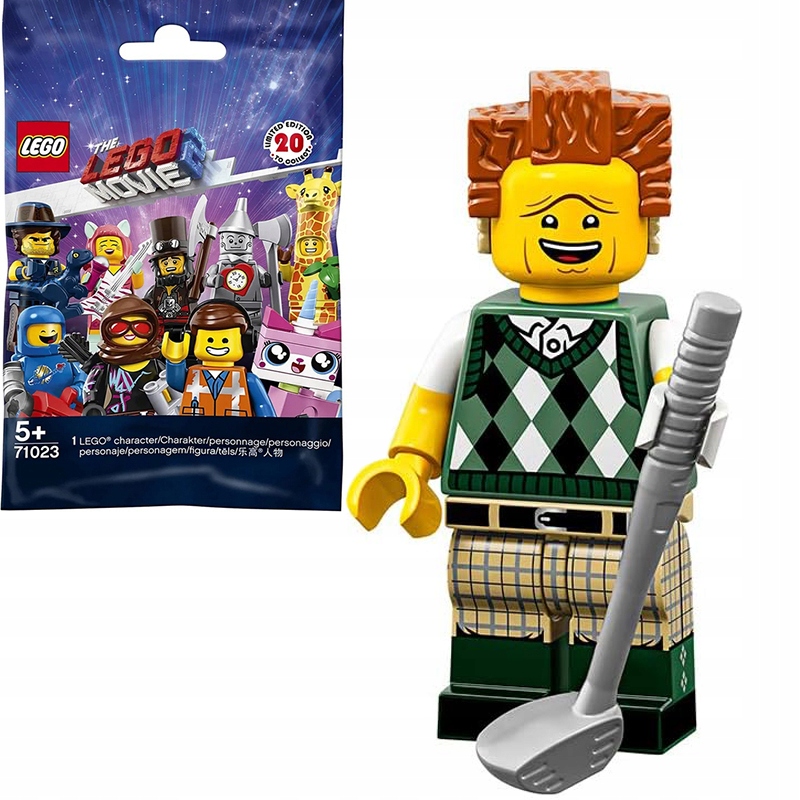 Lego 71023 Lego Movie 2 Obchodní Prezident Golfista Č. 12 Neotevřený Nový