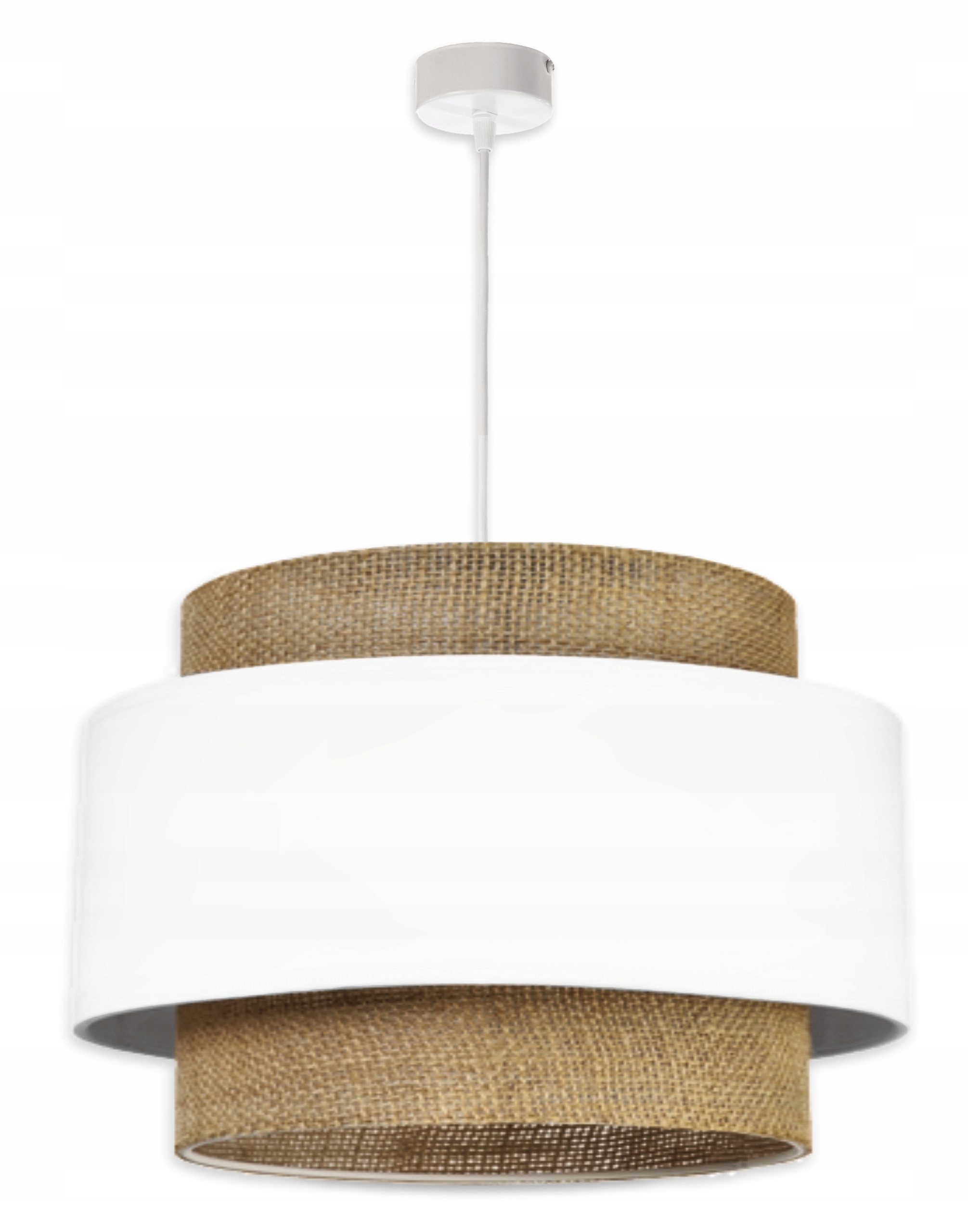 stropní svítidlo Led Závěsný Lustr Boho Stínidlo 40 cm E27