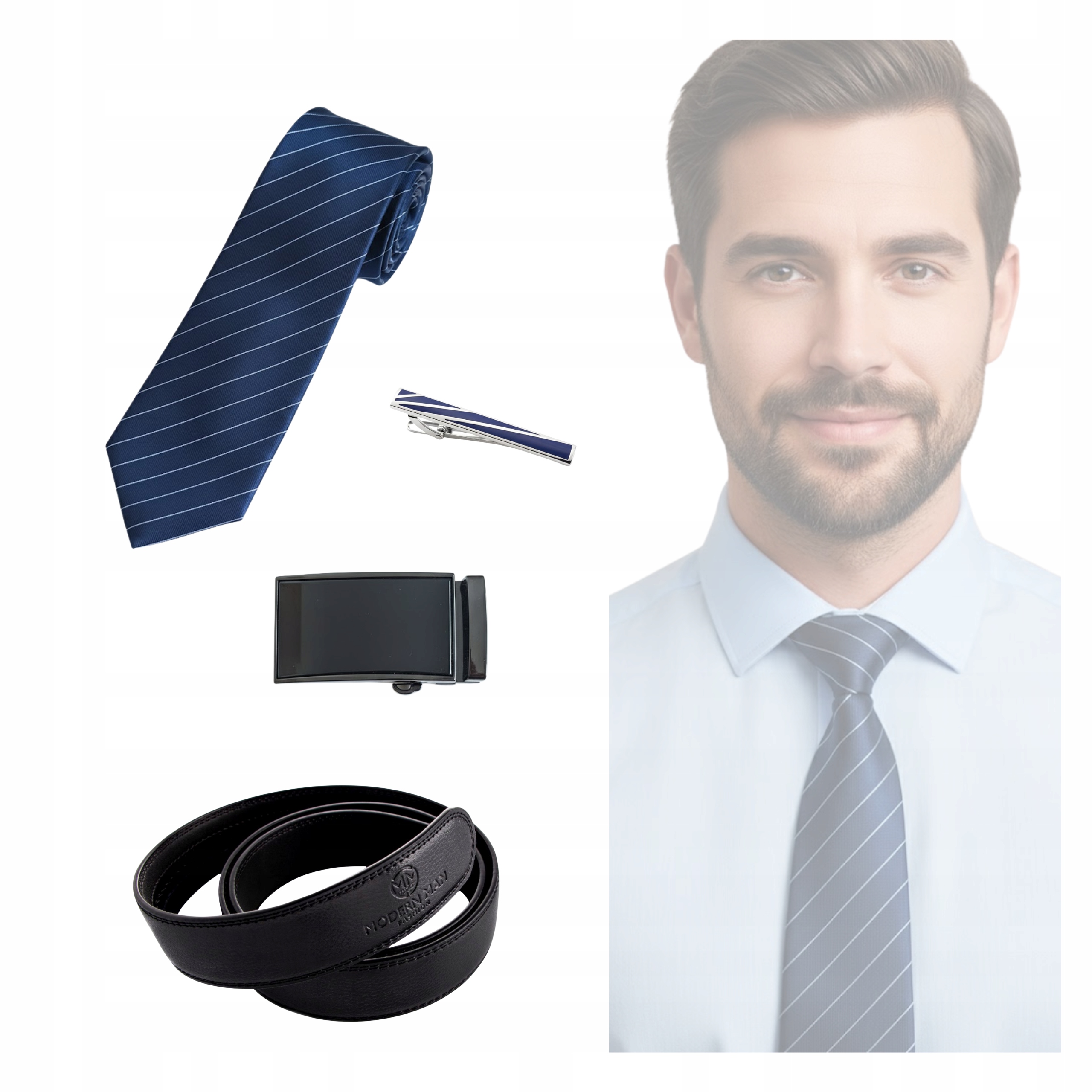 Vánoční Sada S Pásek A Opaskem, Mikúš, Elegantní Dárek Pro Něj