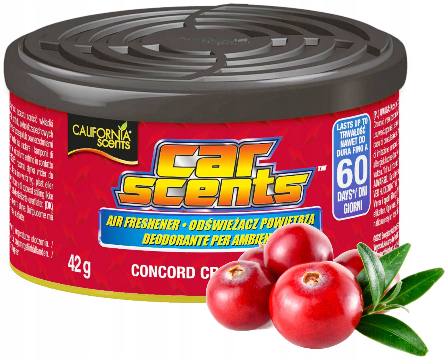 

California Car Scents Zapach Concord Cranberry