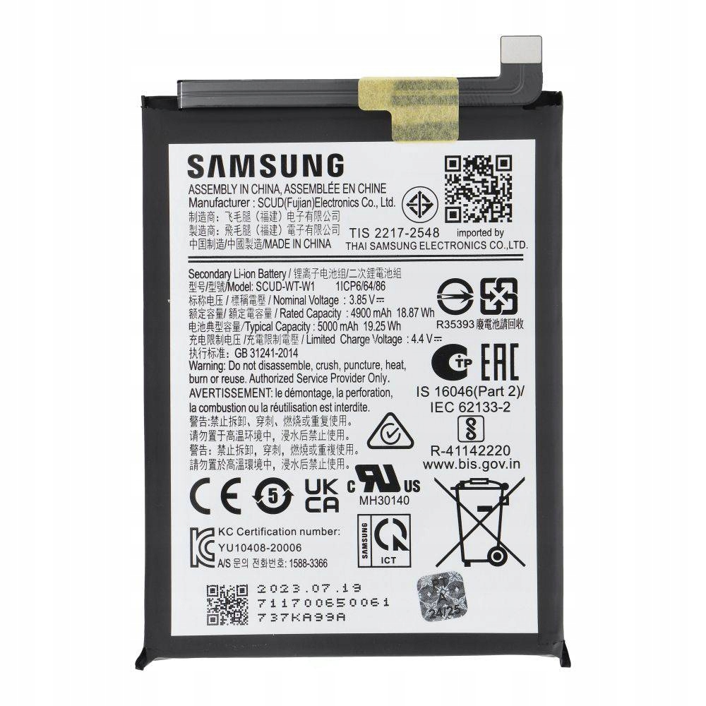 Servicepack Baterie Eb-Ba226A pro Samsung A22 5G A226B Gh81-20698A