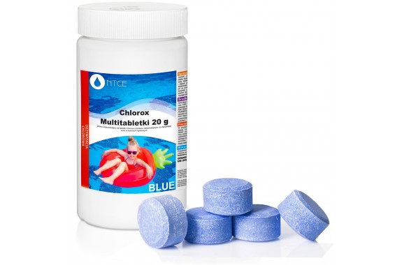 

Tabletki Multifunkcyjne do basenu chlor 1kg 20g