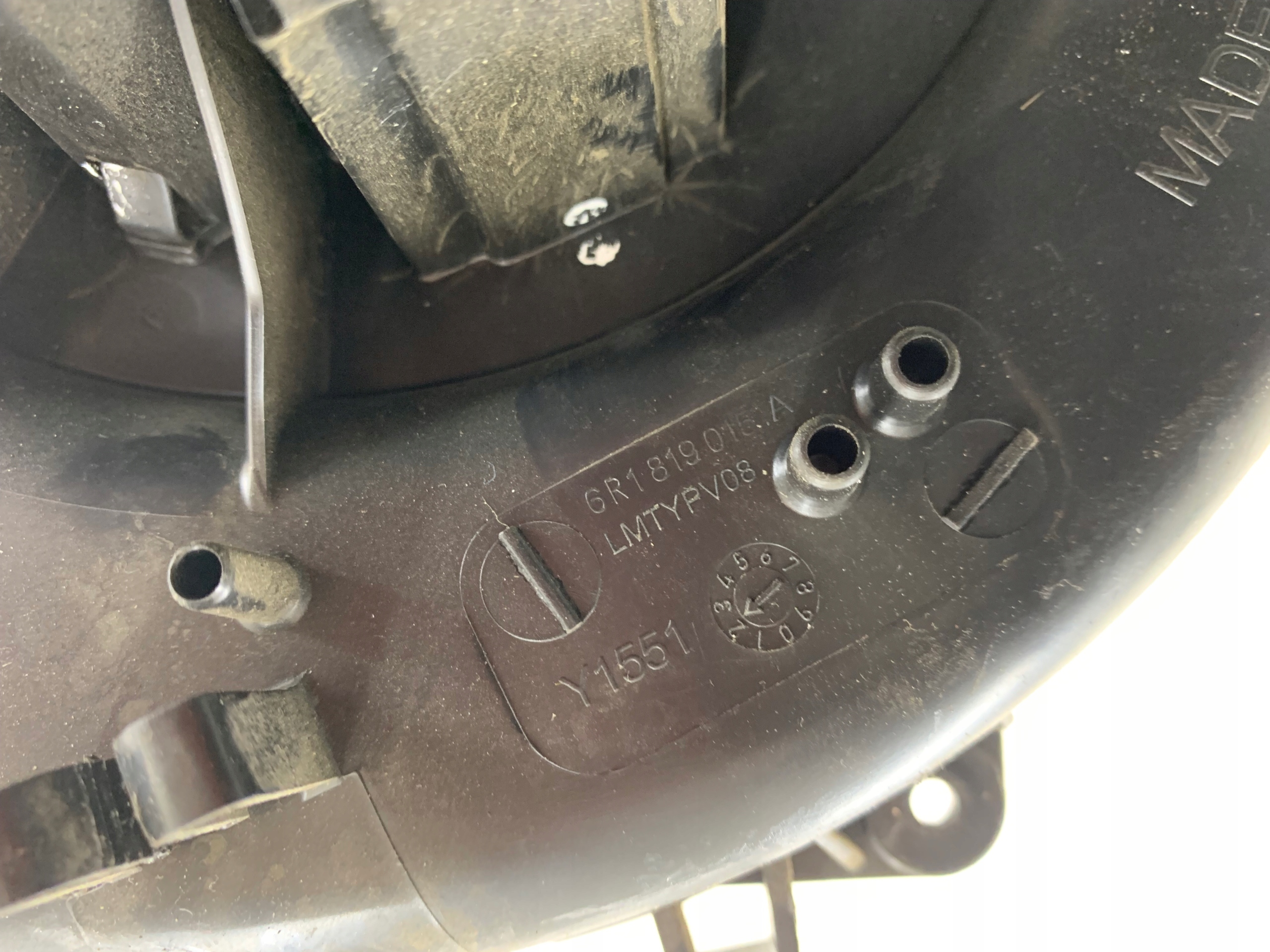 SKODA FABIA III heating air conditioning devices 6R1819015A