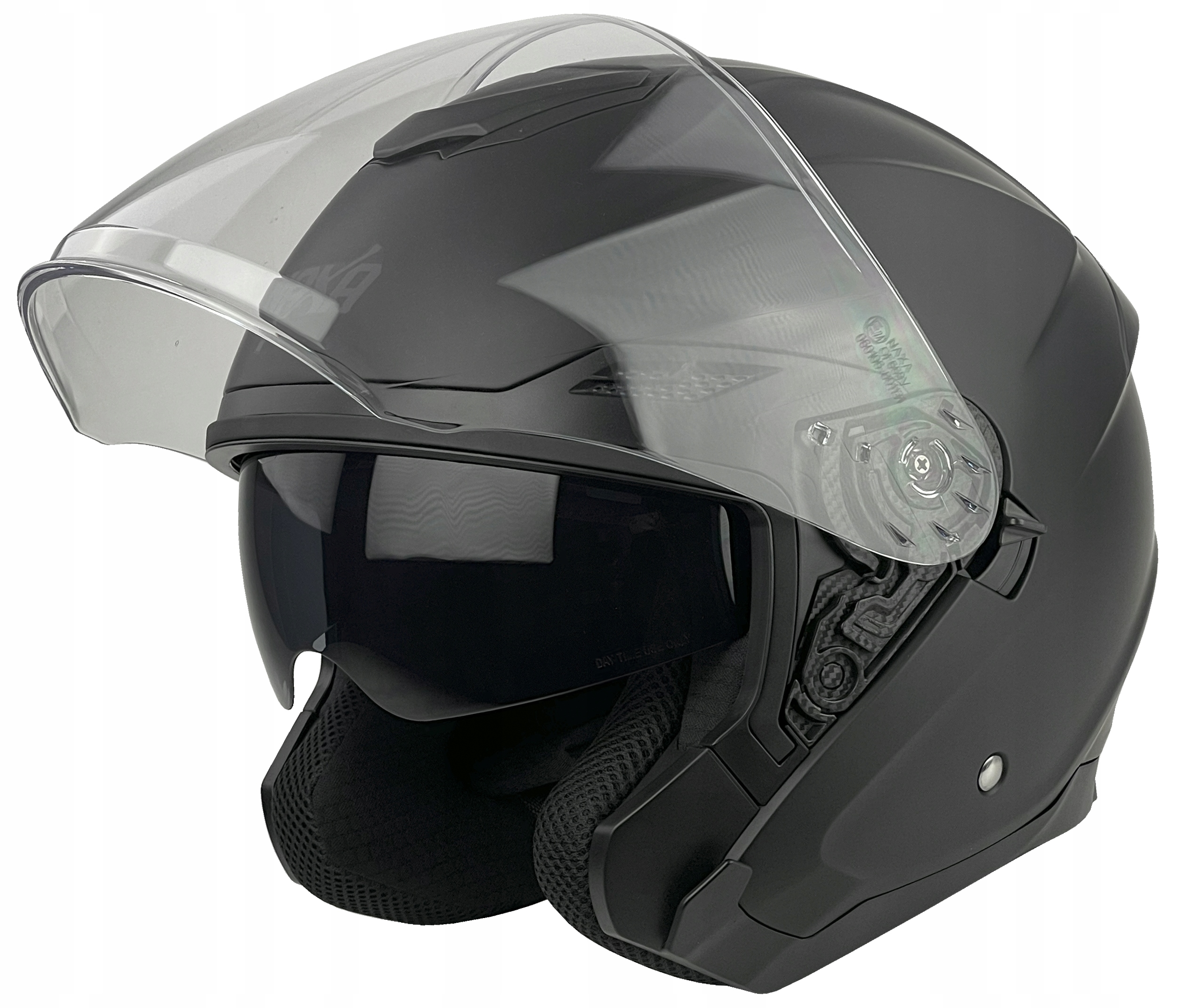 Kask motocyklowy Naxa S30 r. S czarny mat
