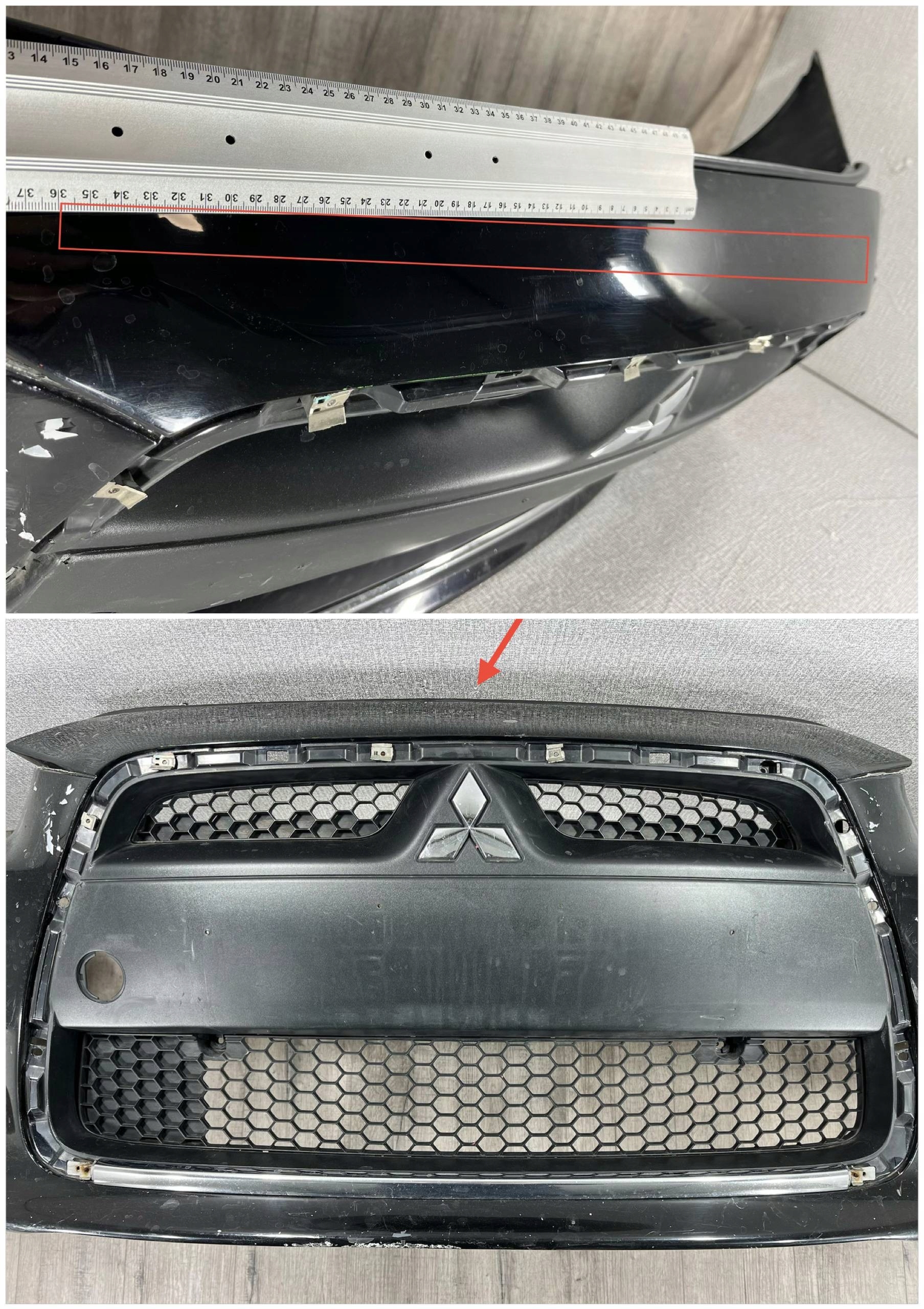 MITSUBISHI LANCER X SPORTBACK 2008-2015 bumper front 6400B500
