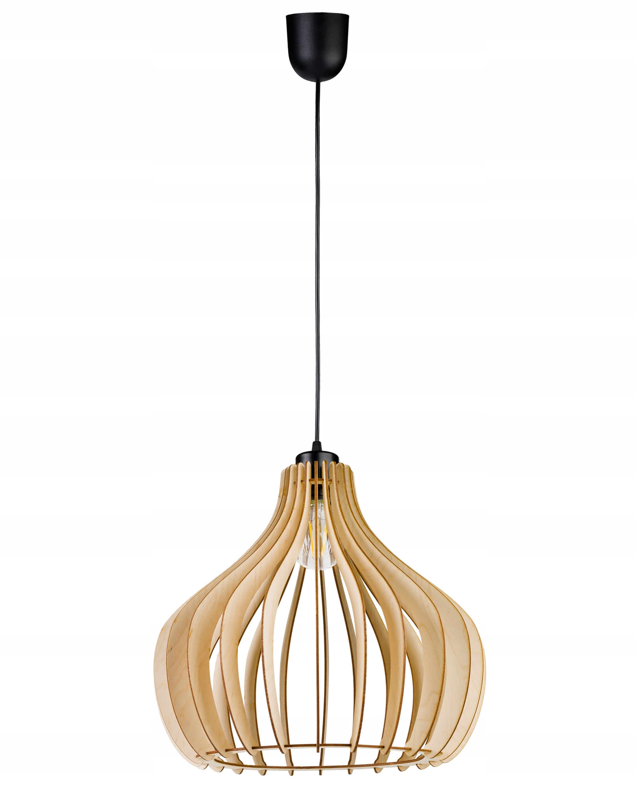 

Lampa Wisząca Zwis żyrandol sufiowa Loft Drewno 1