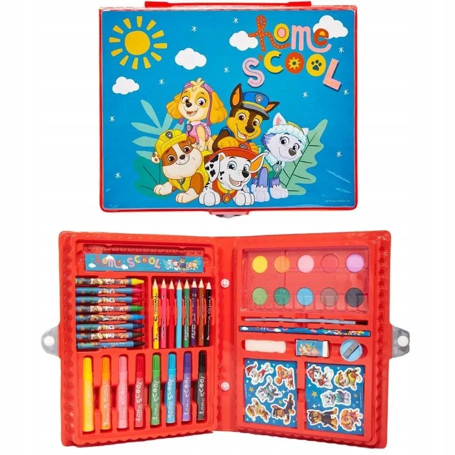 ZESTAW KREATYWNY artystyczny do kolorowania PSI PATROL 52el Liczba sztuk w zestawie 52 szt.