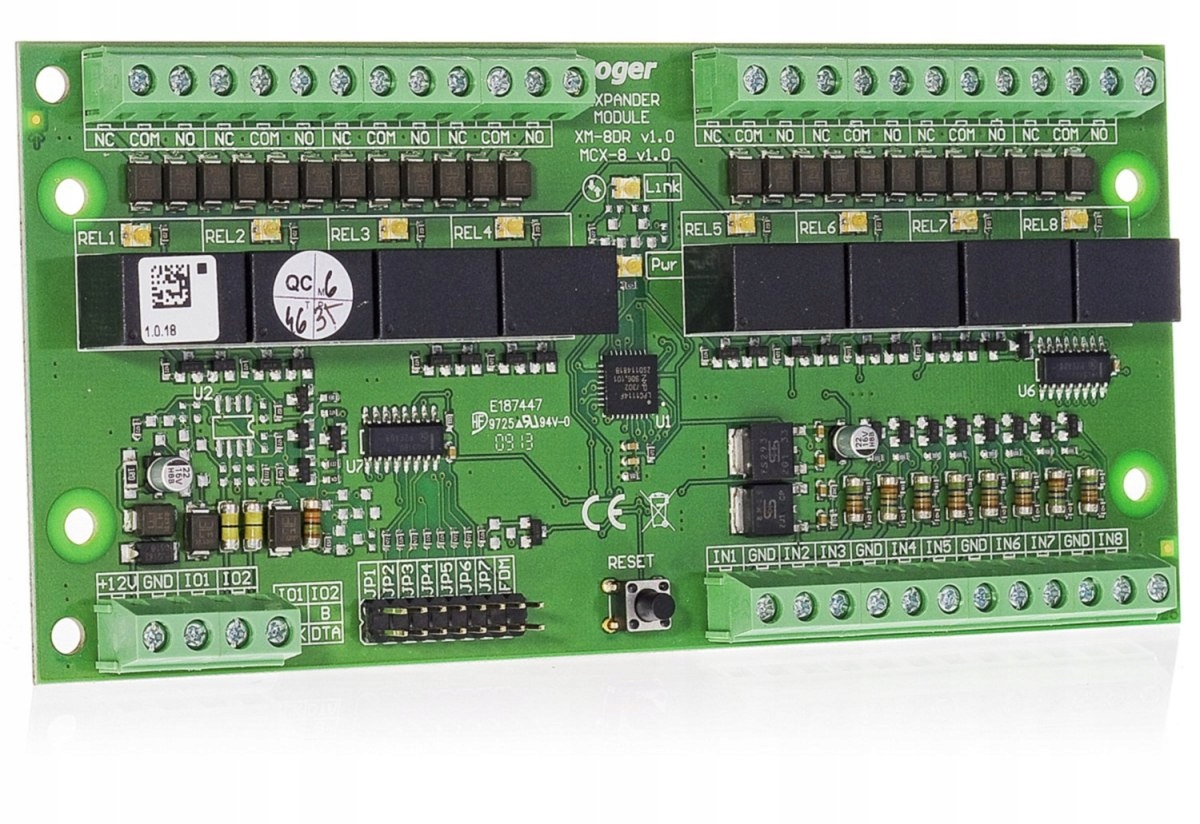 Expandér vstupov/výstupov XM-8DR-BRD Roger Rozširujúci modul