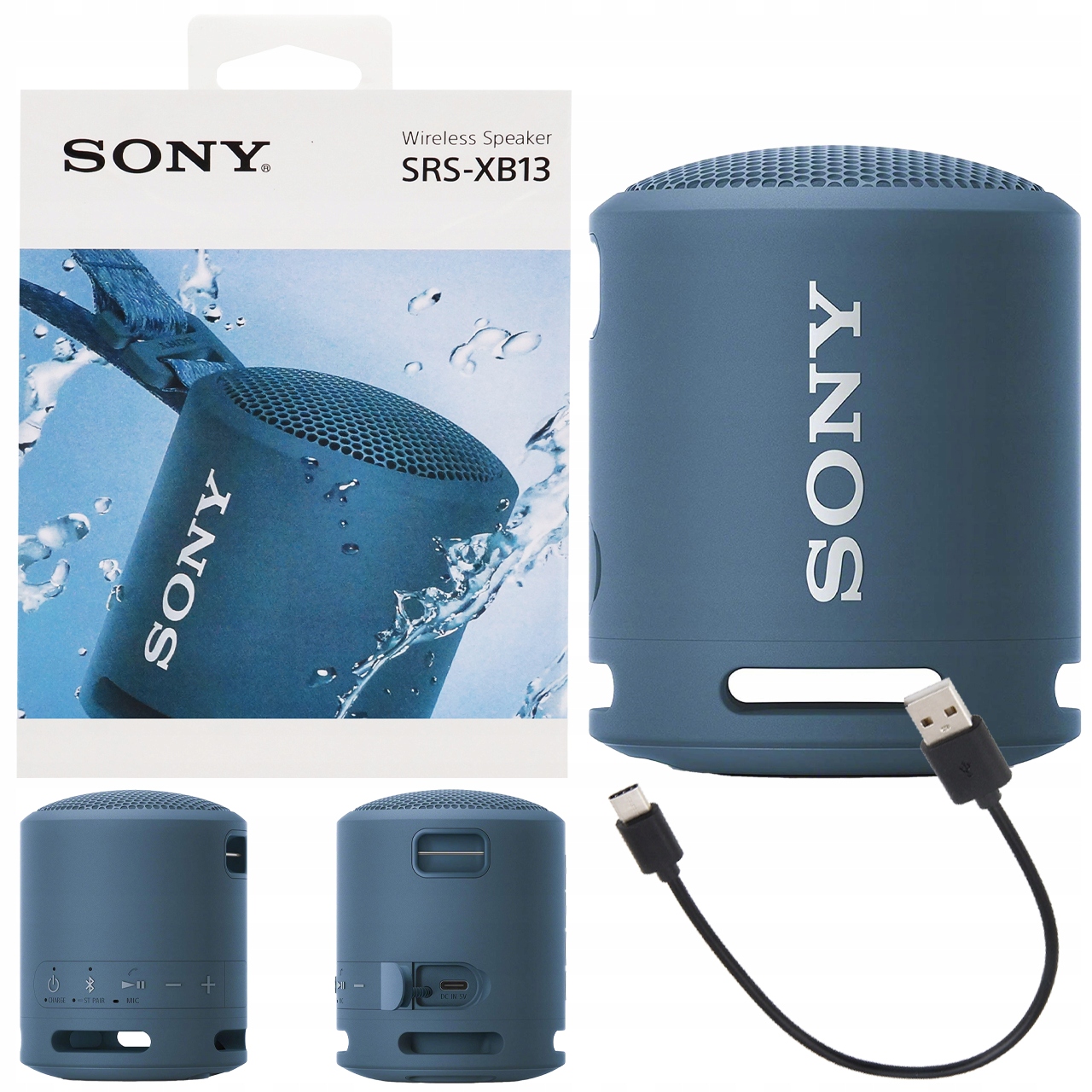 Przenośny Głośnik Bezprzewodowy Bluetooth Sony SRS-XB13 5W 16h IP67