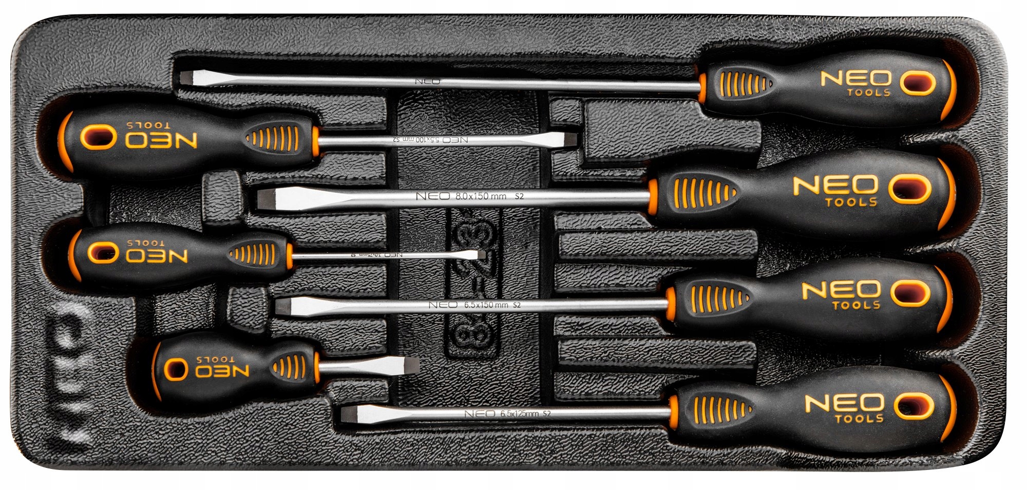 ПЛОСКИЕ ОТВЕРТКИ, НАБОР ИЗ 7 ШТ., ВКЛАДЫШ