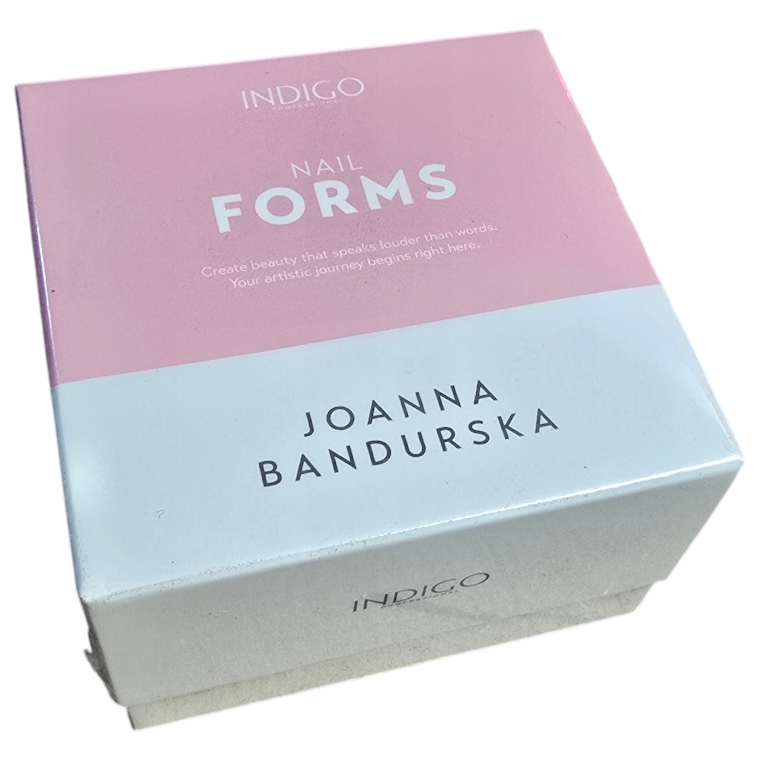 Formičky Indigo Bandurska 200 ks, řezané šablony pro prodlužování nehtů