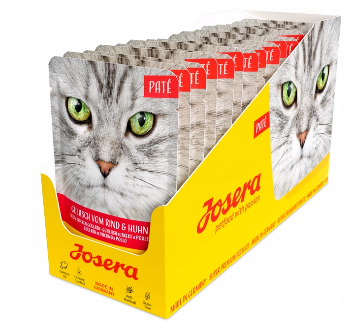 Josera Paštika Guláš Hovězí a kuřecí maso 16x85 g