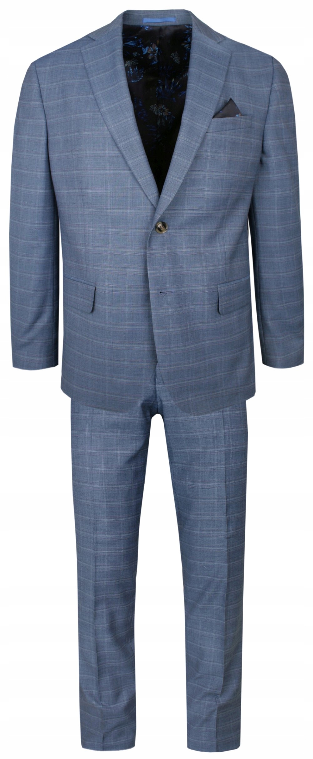 Světle modrý Slim oblek Victorio 176/104/90