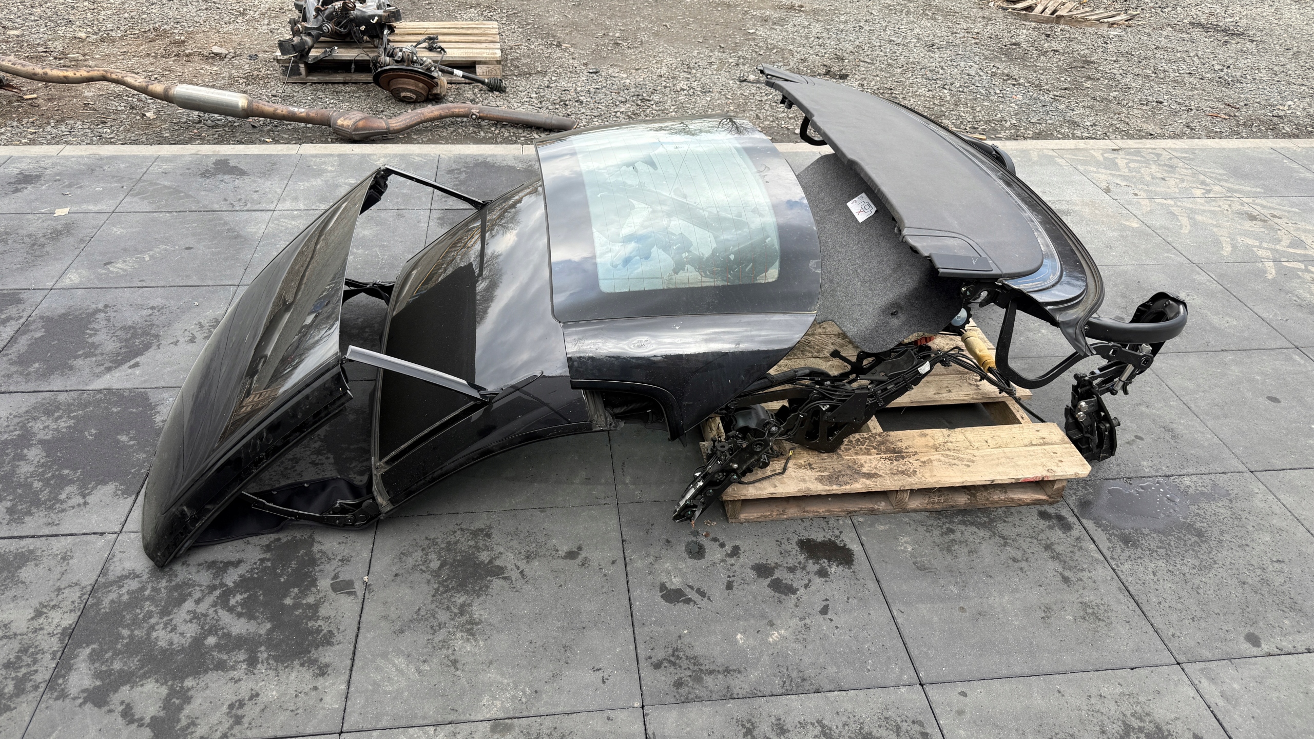 BMW E93 Toit SKLADANY Complet CABRIO Vitre Complet BLACK SAPPHIRE 475