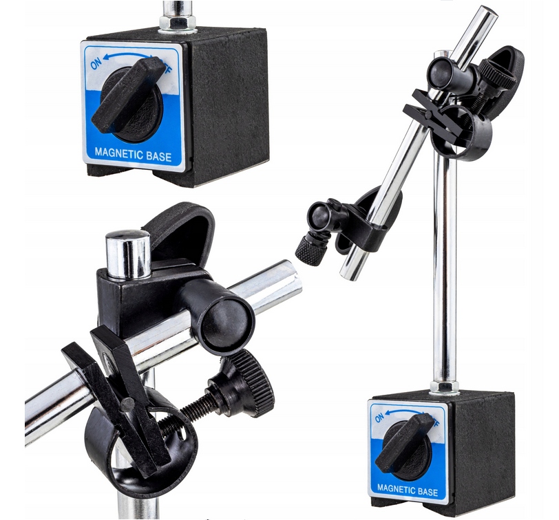 STATYW MAGNETYCZNY UCHWYT UNIWERSALNY DO CZUJNIKA ZEGAROWEGO Z MAGNESEM