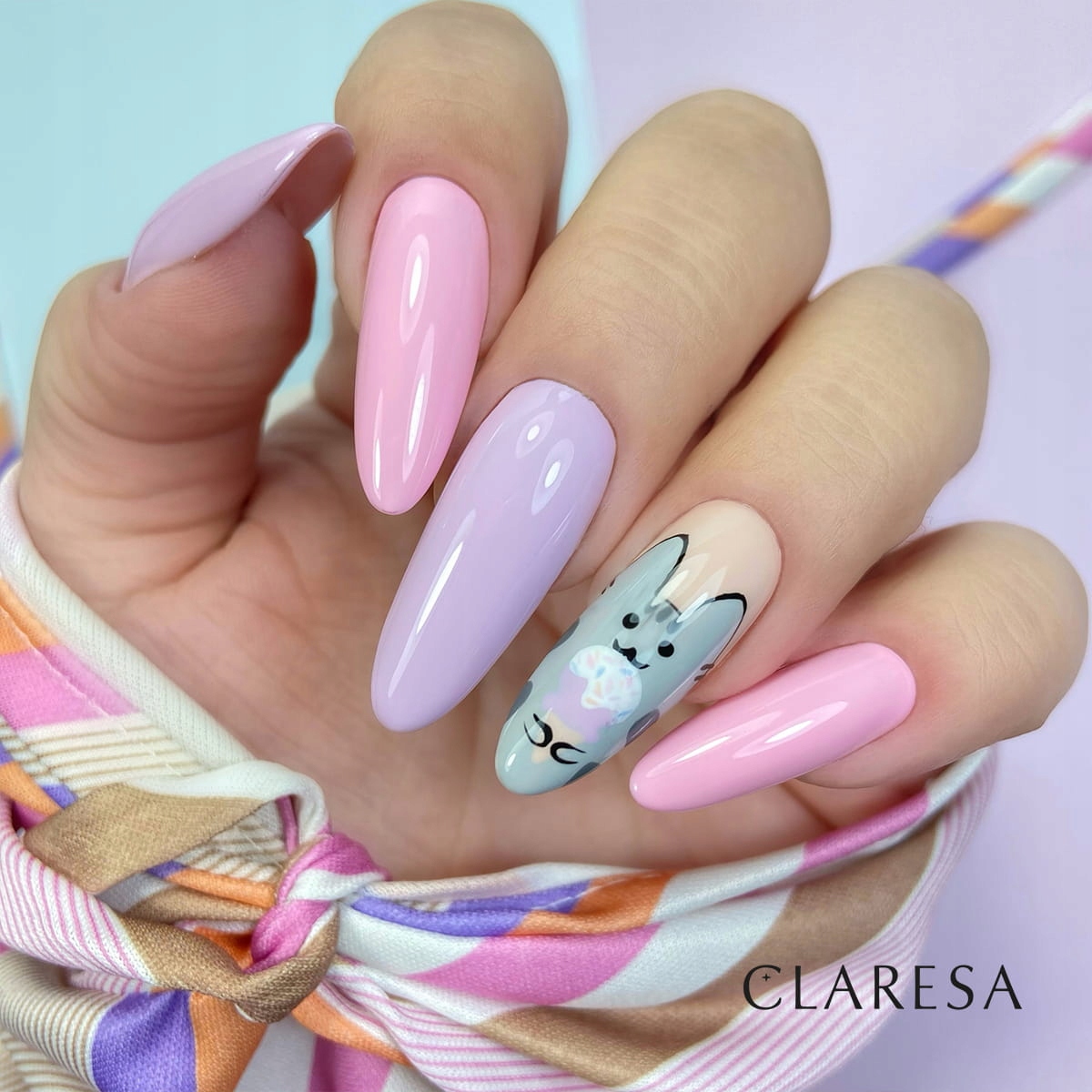 CLARESA ZESTAW PRIMER BAZA HYBRYDOWA I TOP DIAMOND TPO FREE Pojemność 15 ml