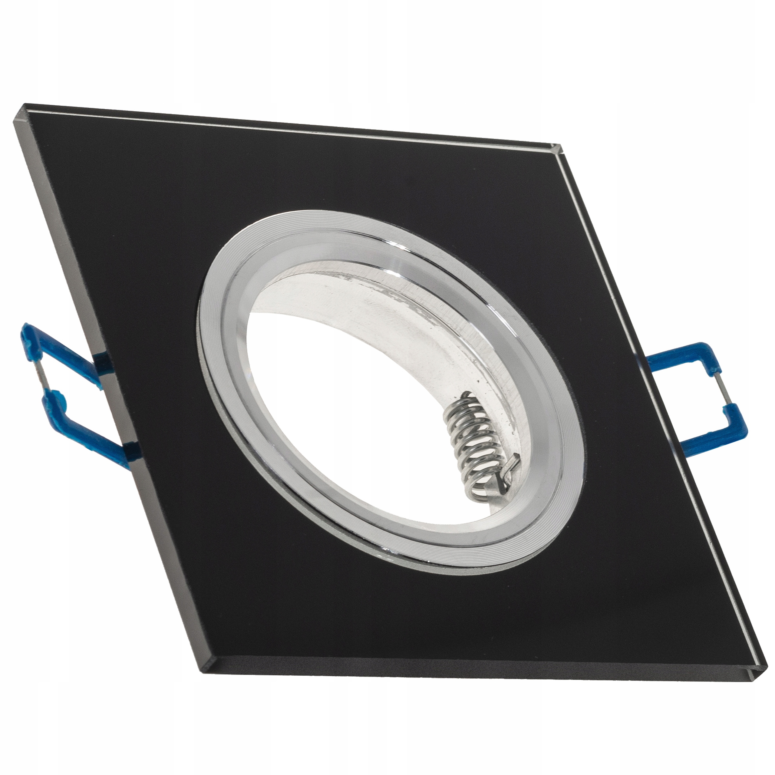 

Szklana oprawa halogenowa Kryształ GU10 Led czarna