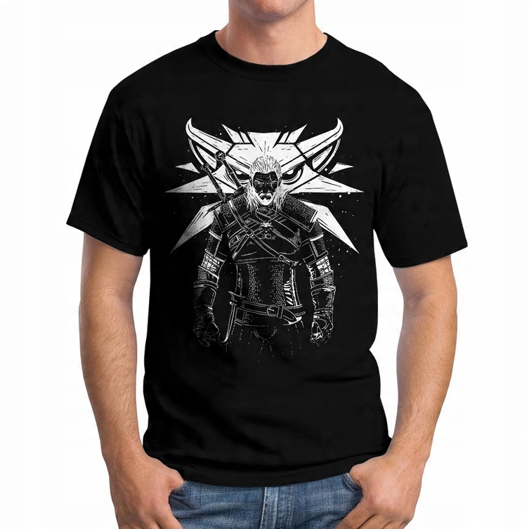 

Męska Koszulka Bluzka Wiedźmin Witcher Gracz 2XL