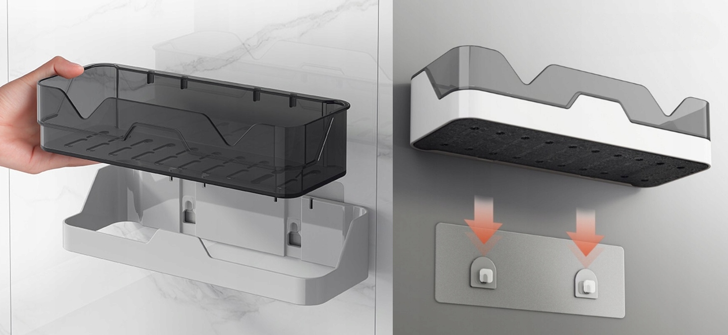 PÓŁKA PRYSZNICOWA BEZ WIERCENIA POD PRYSZNIC WISZĄCA ORGANIZER ŁAZIENKOWA Marka inna