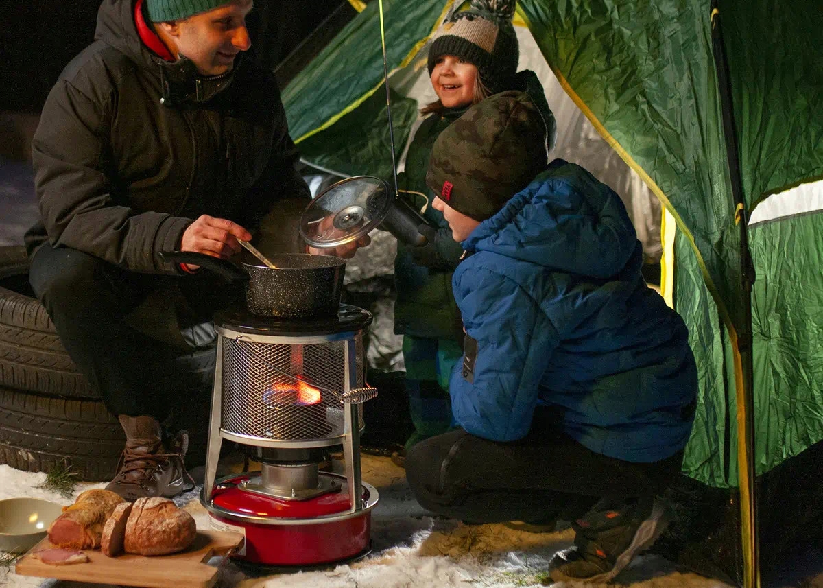 Grzejnik Naftowy Piecyk Ogrzewacz Kuchenka polowa SURVIVAL LAMPA ALLADIN Moc 2.8 kW