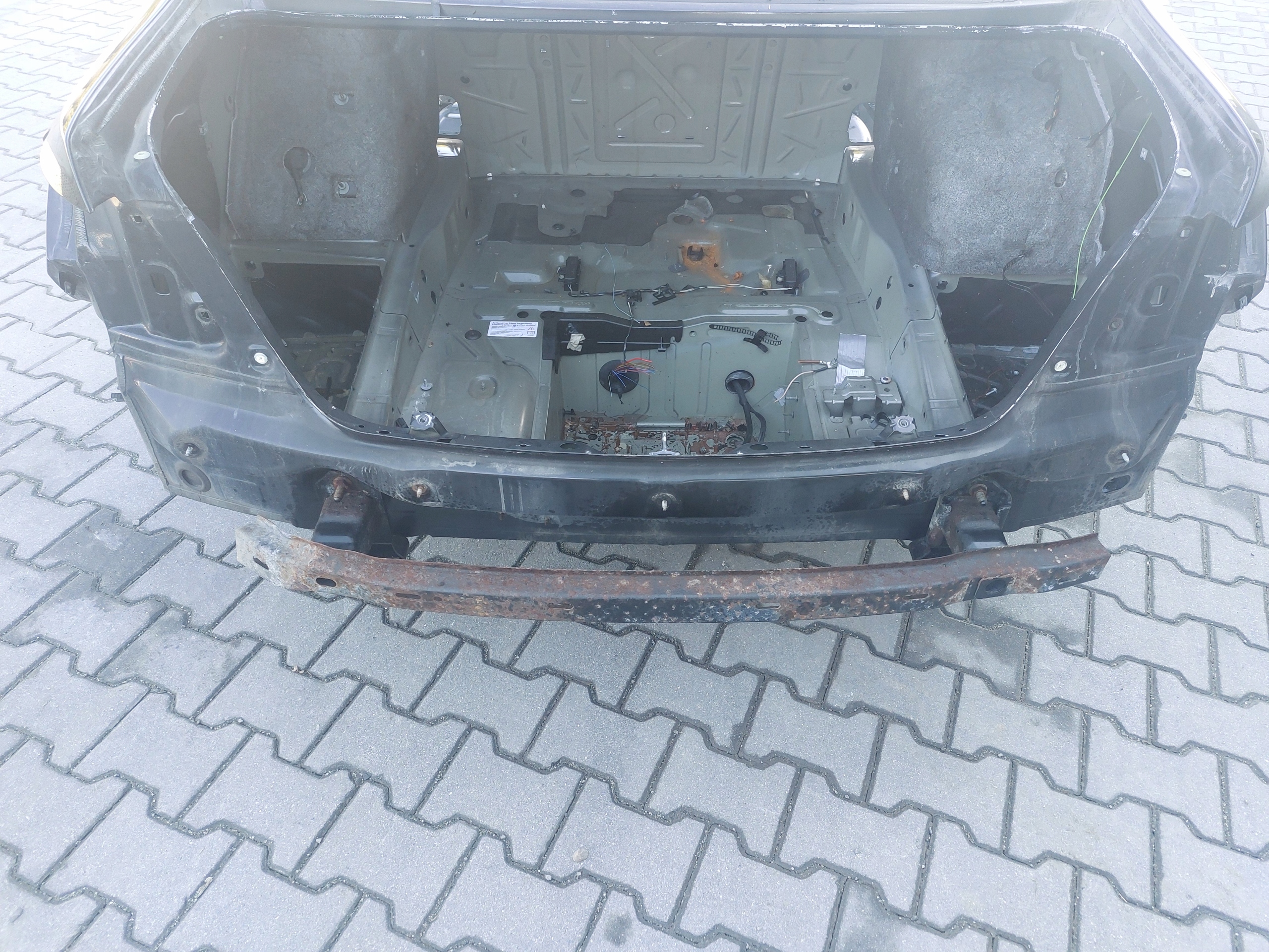 BMW 7 F01 08-16r sump front panel, wall rear part 475/9