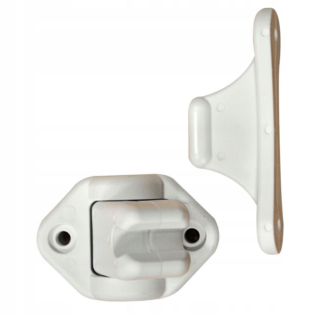 214/057-1 - Дверной замок Movable latch catch stopper White
