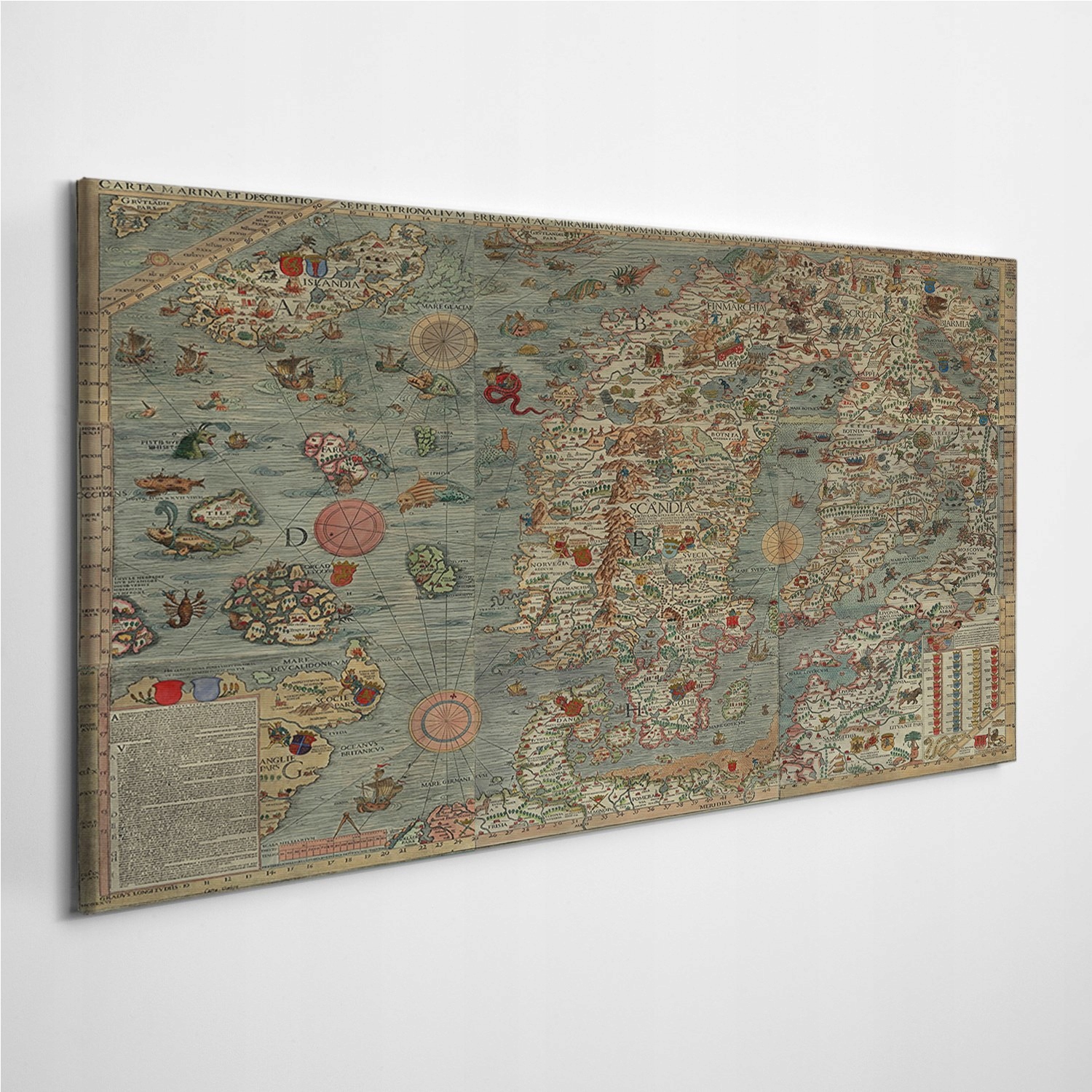 

Zdjęcie na foto-obrazie Mapa Europa Vintage 120x60