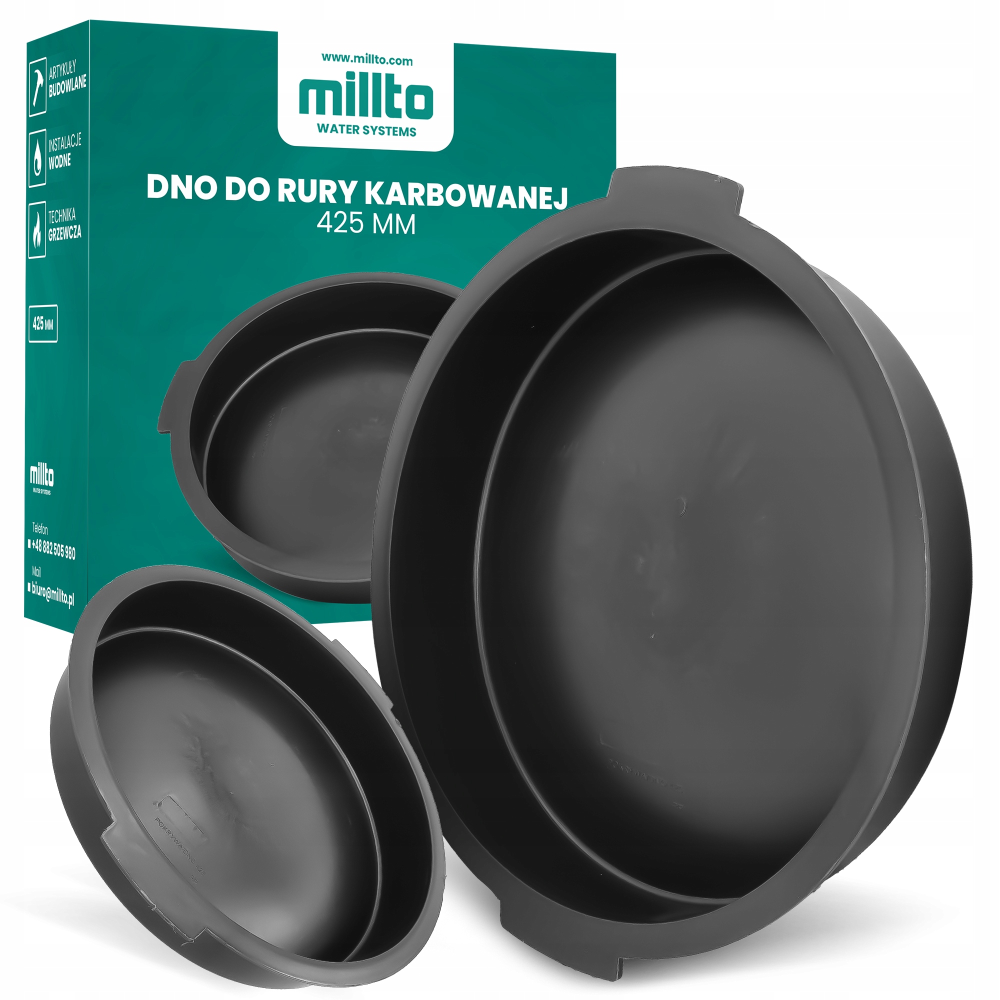 

Pokrywa dolna studzienki 425 Pp Dno studni