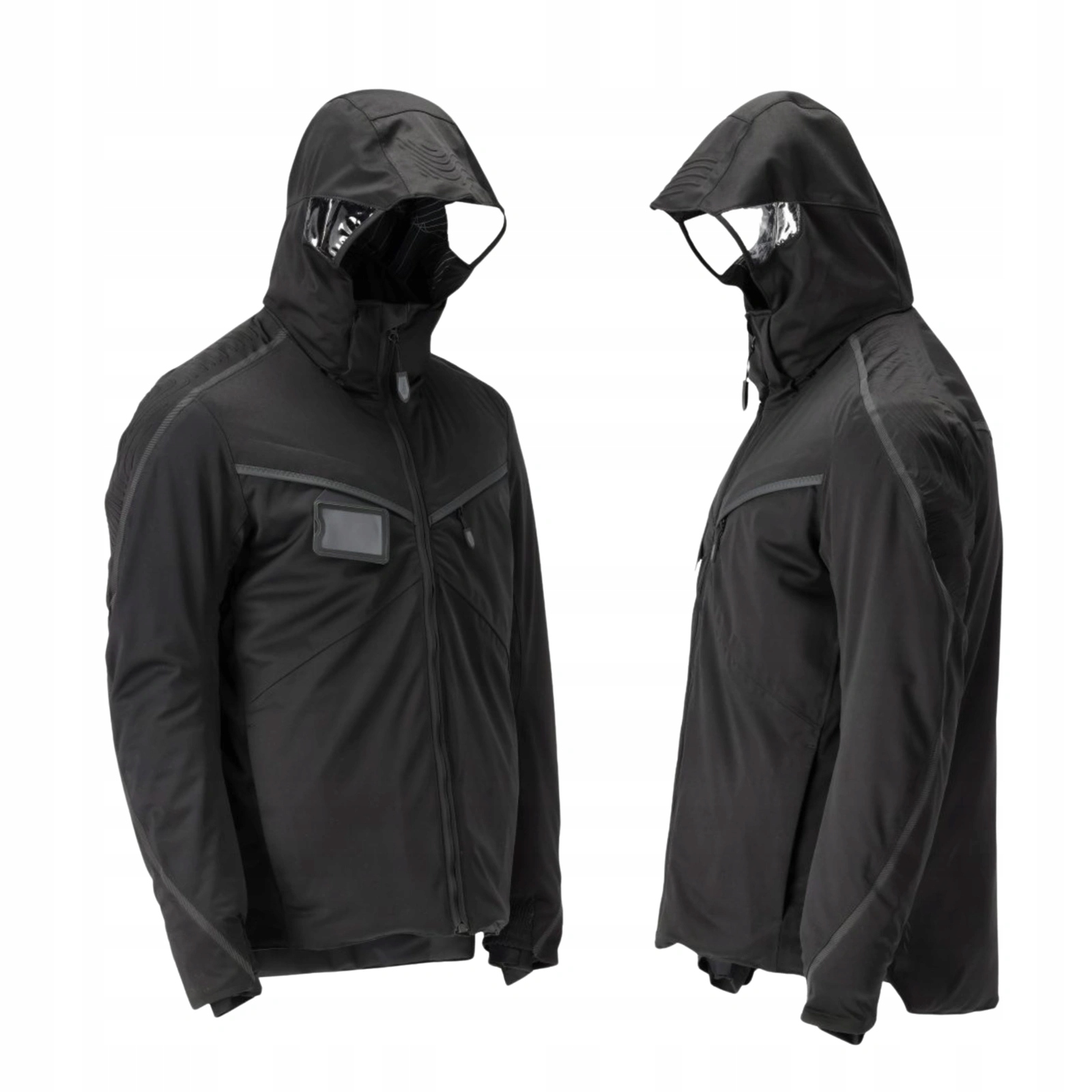 Kurtka robocza zimowa z kapturem ciepła Mascot 22035-657-09 czarna XL