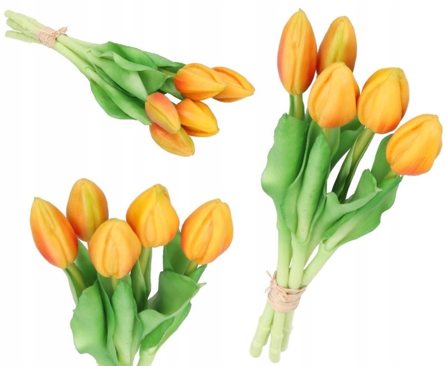

Tulipany Bukiet Tulipanów Kwiaty Gumowe Jak Żywe